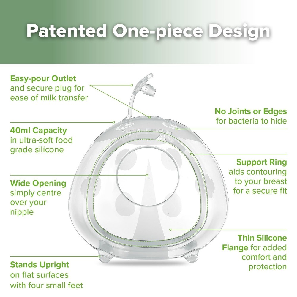 Ultra-Soft Ladybug Silicone Shell - Efficient Leakage Collector for Nursing Moms