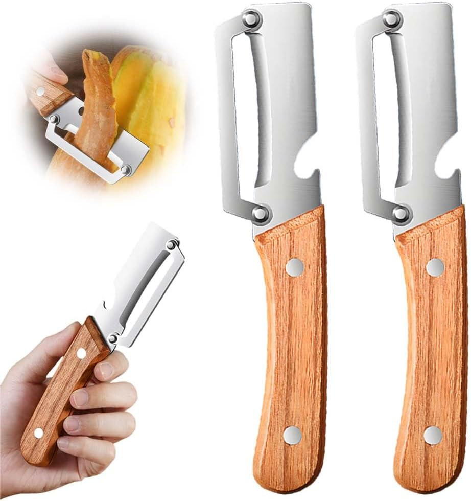 Multi-Functional Vegetable Peeler for Kitchen, Ultra-Sharp Stainless Steel Blade