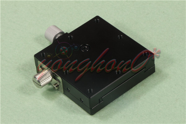 1PCS NEW X Axis Precision Trimming platform Manual Stage Slider 60*60mm