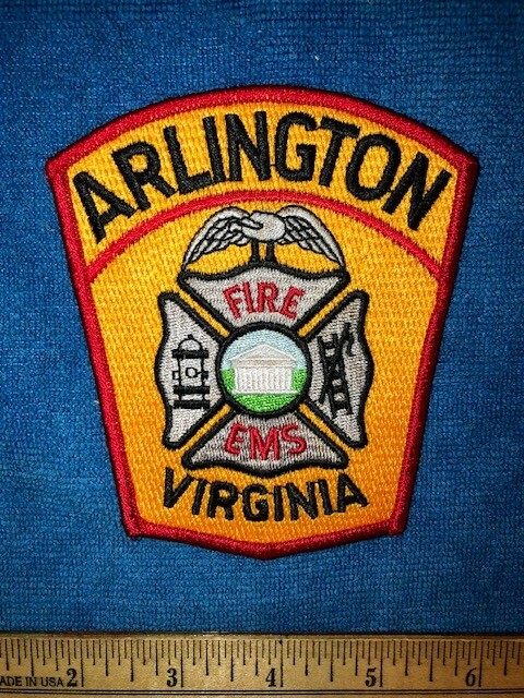 Arlington County Fire and EMS Patch - FREE SHIPPING