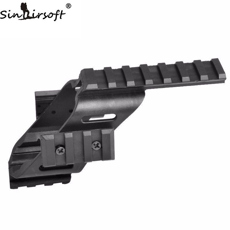 Universal Tactical Pistol Scope Sight Laser Light 20mm Mount Mounts Quad Airsoft