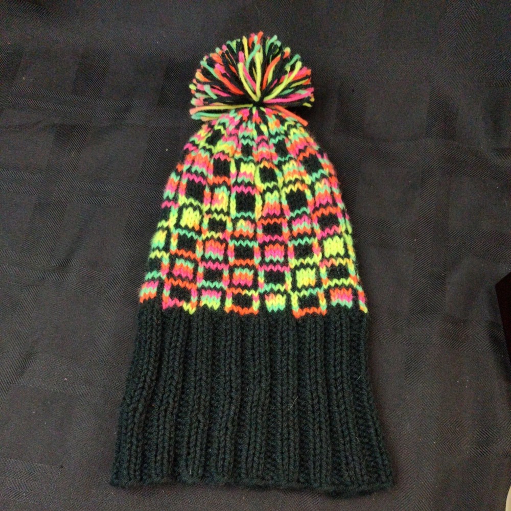 Multi Color Handmade Knitted Winter Cap / Hat