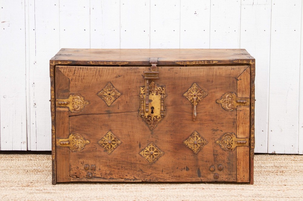 Large 18th Century Spanish Bargueño Chest