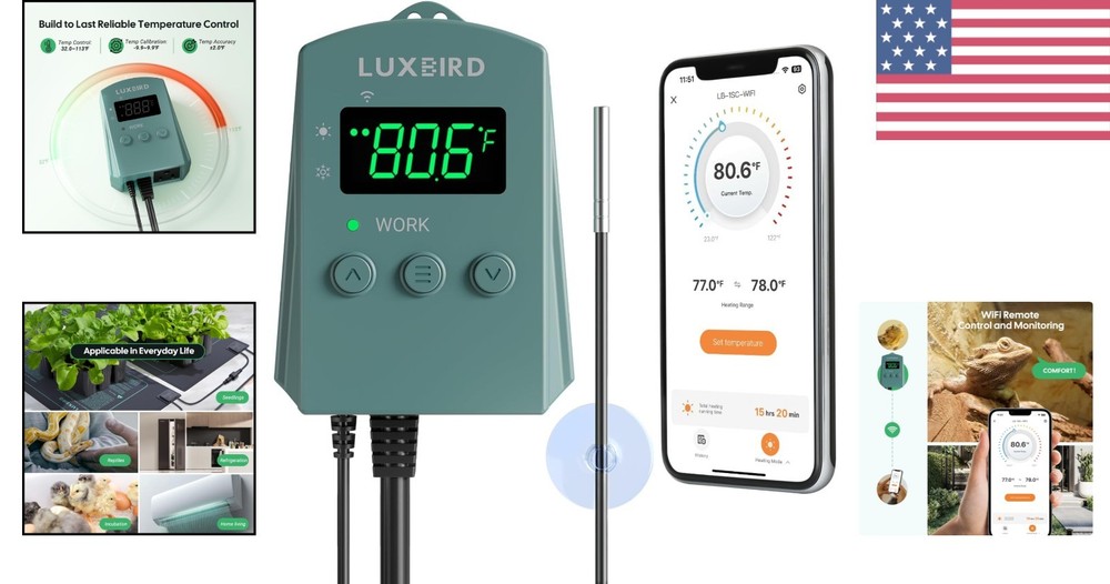 Remote Temperature Control with 365-Day Logging for Optimal Ecosystem Care