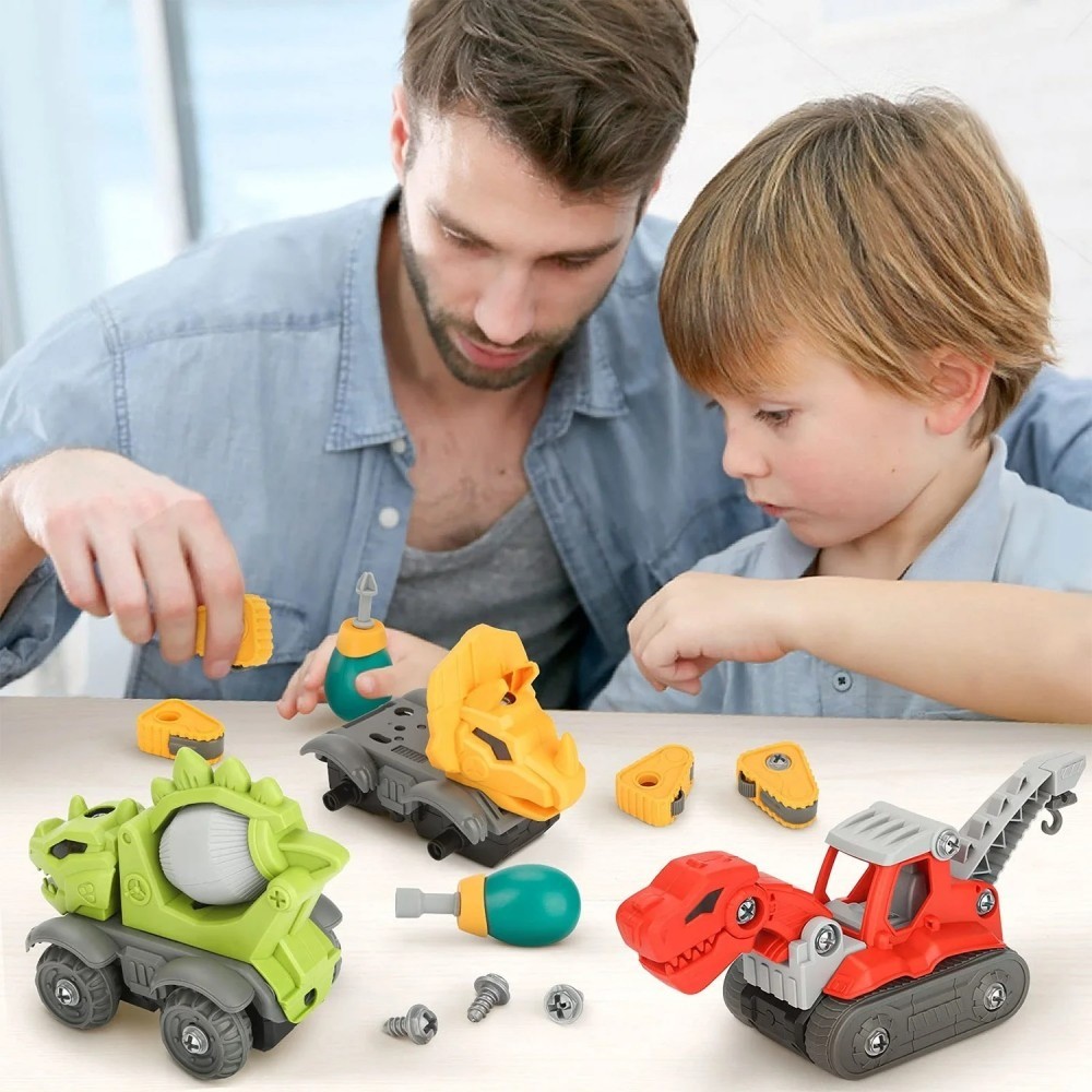 5 Pack Take Apart Dinosaur Toys