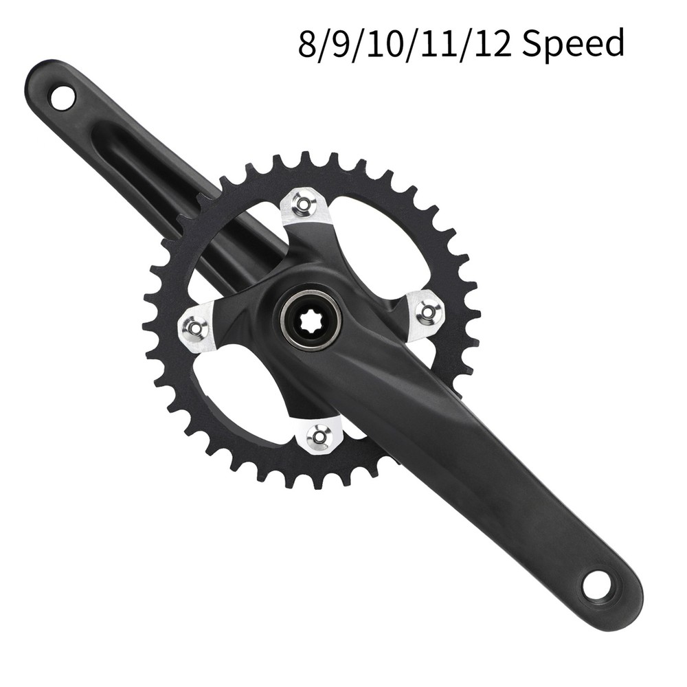MEROCA Crankset Bottom Bracket 36T Black