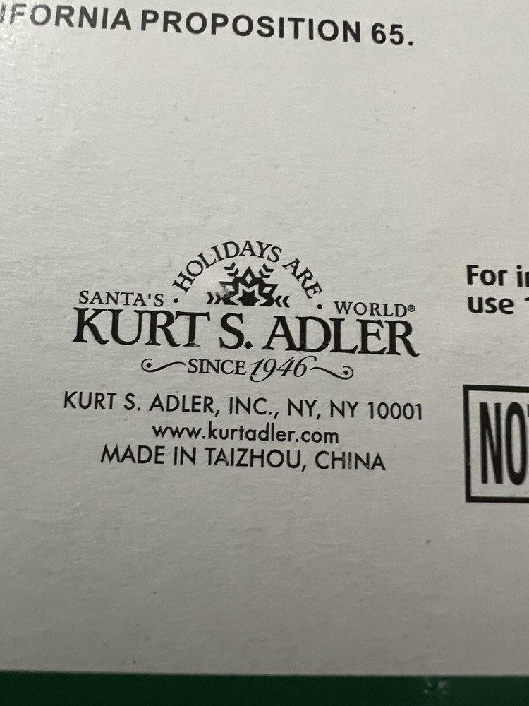 KURT ADLER 10 LIGHTS NOVELTY SET TESTED