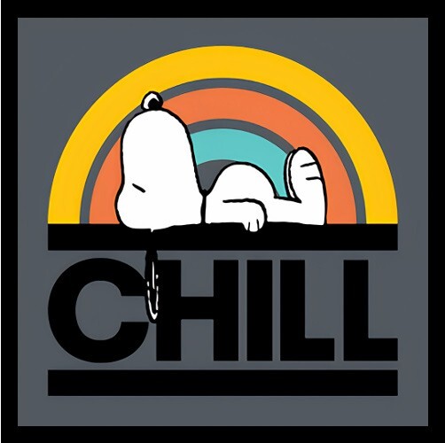 CHILL Snoopy Peanuts -MAGNET