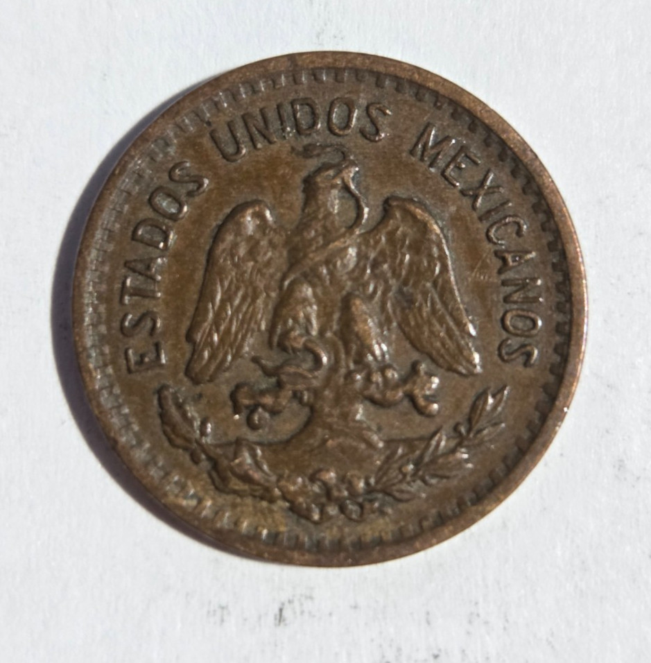 1937 Mexico 1 Centavo