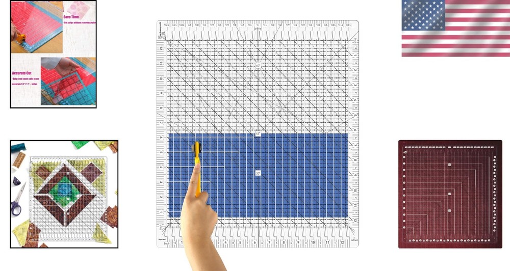 Multi-Angle Quilting Ruler - 45/60 Degrees