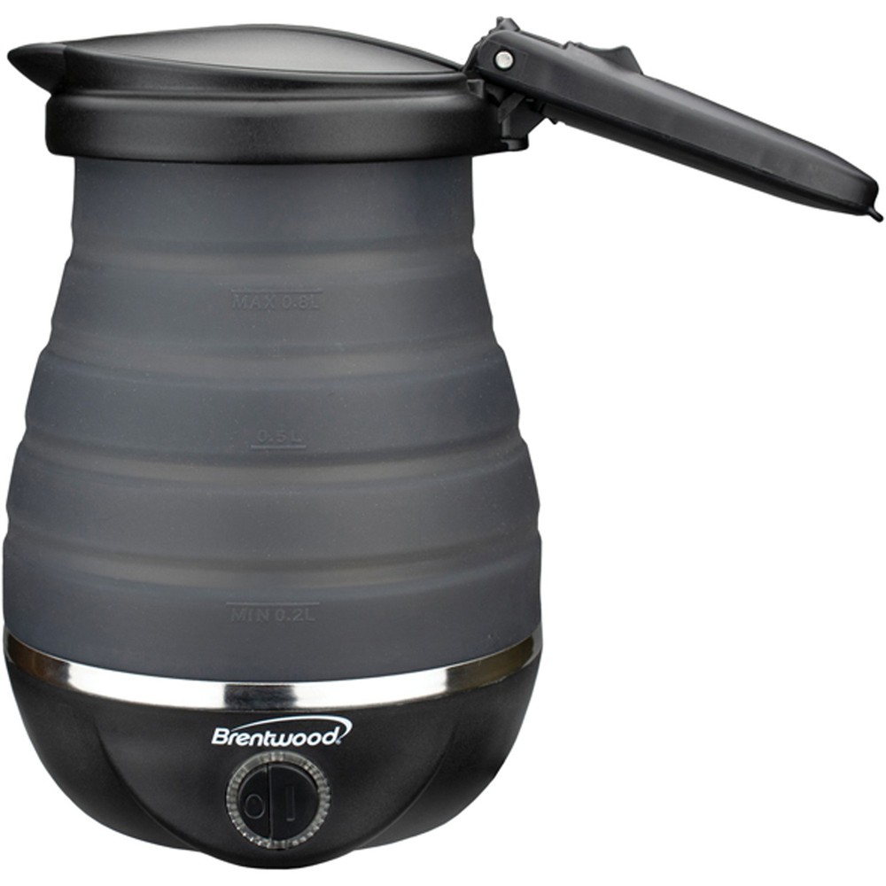 .85-Quart Dual-Voltage Collapsible Travel Kettle