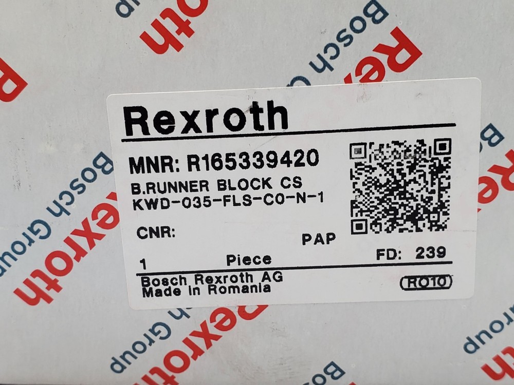 Bosch Rexroth R165339420 Carriage Guide