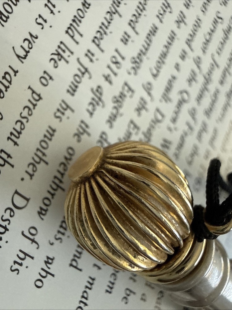 Art Noveau style Solid Sterling Silver Perfume Scent Bottle 3''