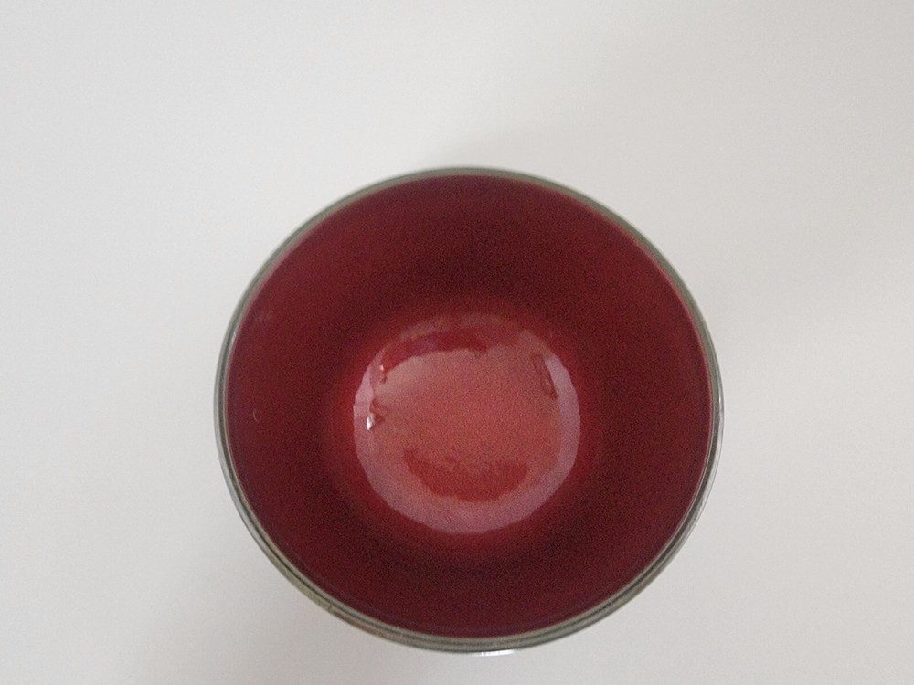 Vintage Towle Silver Bowl with Red Interior