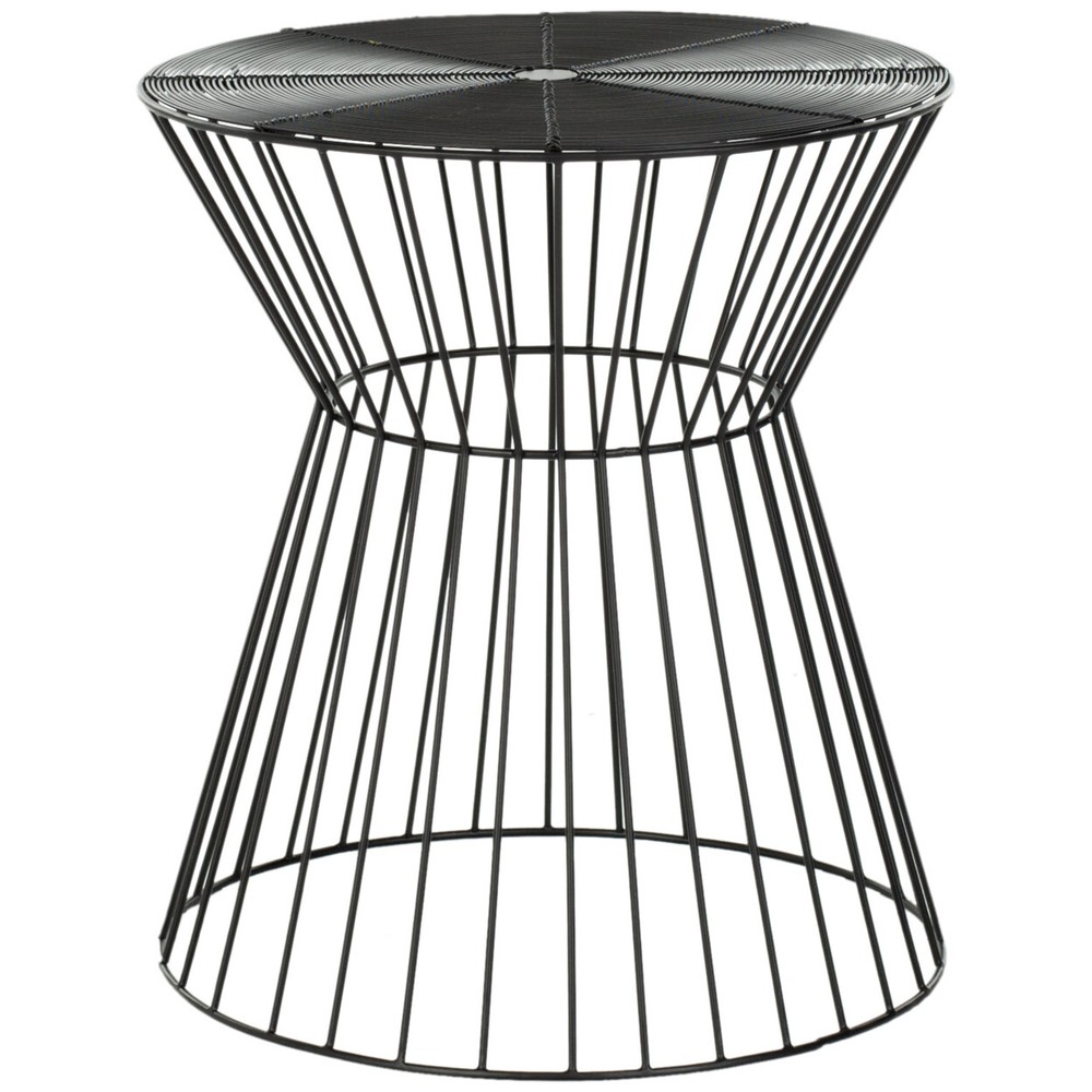 SAFAVIEH Adele Iron Wire Stool | Black |