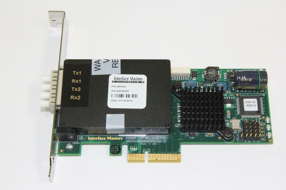 INTERFACE MASTERS IMF450 Niagara 2285 A1-03-SX-R FC Network Interface Card