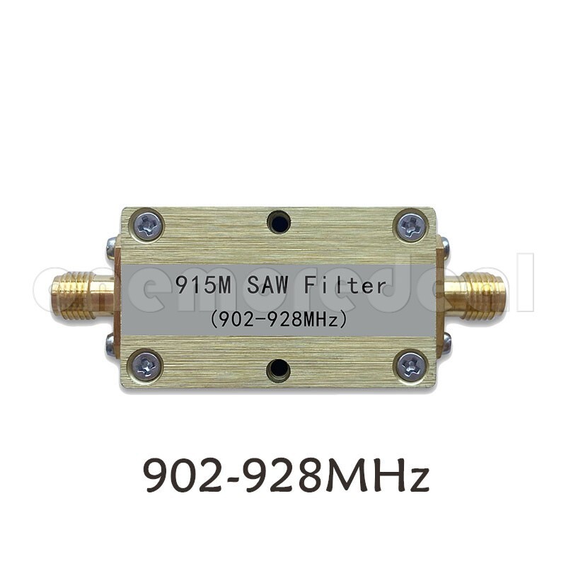 Bandpass SAW Filter RFID Remote Control IoT Filter RF Accessory+SMA Female Port