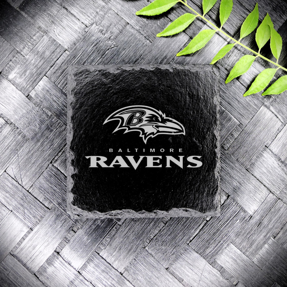 Baltimore Ravens Slate Coaster – Square