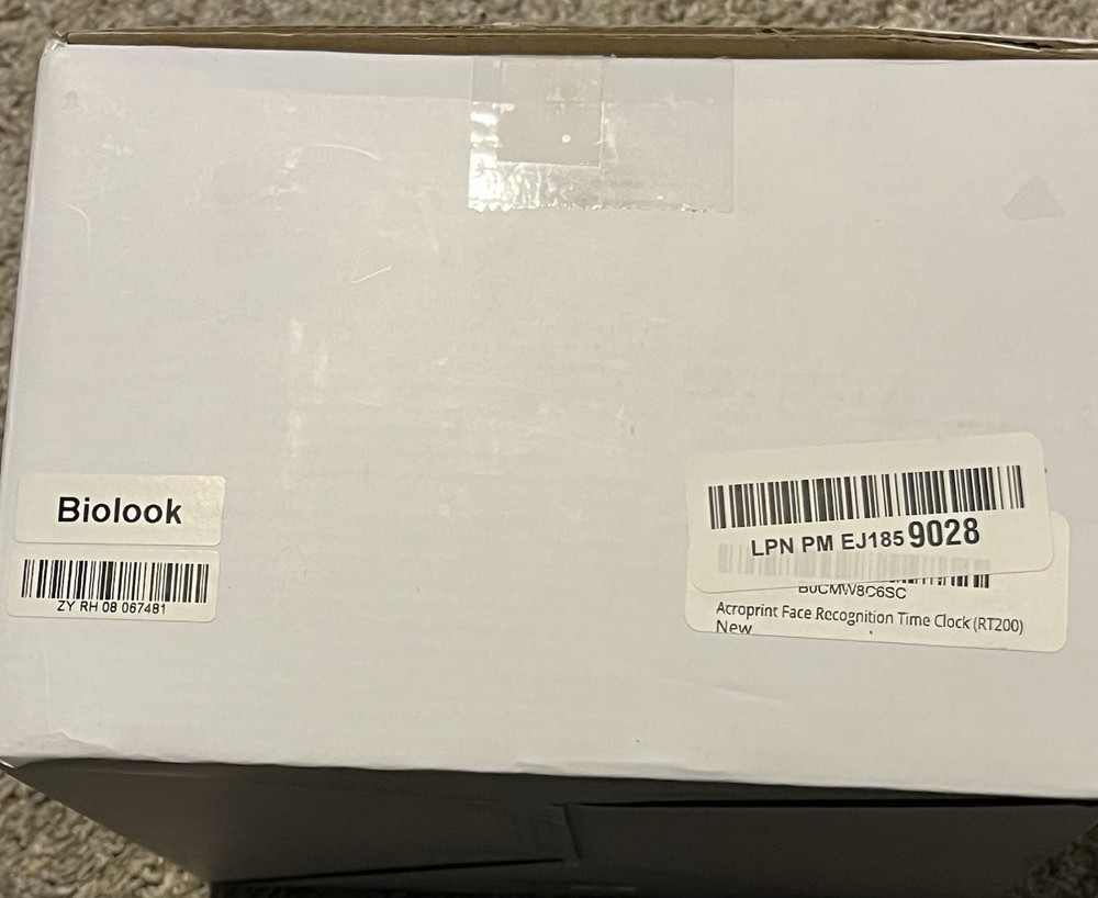 Acroprint Face Recognition Time Clock- RT200