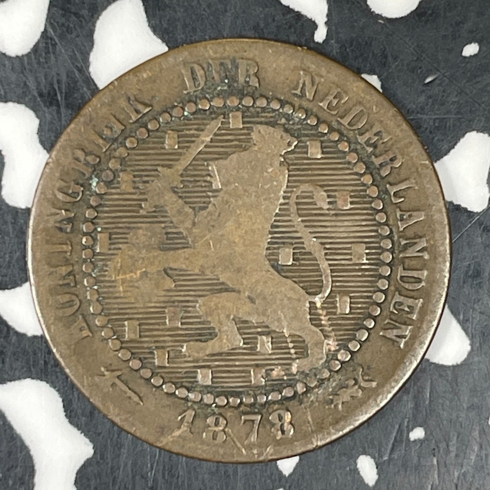 1878 Netherlands 1 Cent Lot#C7797