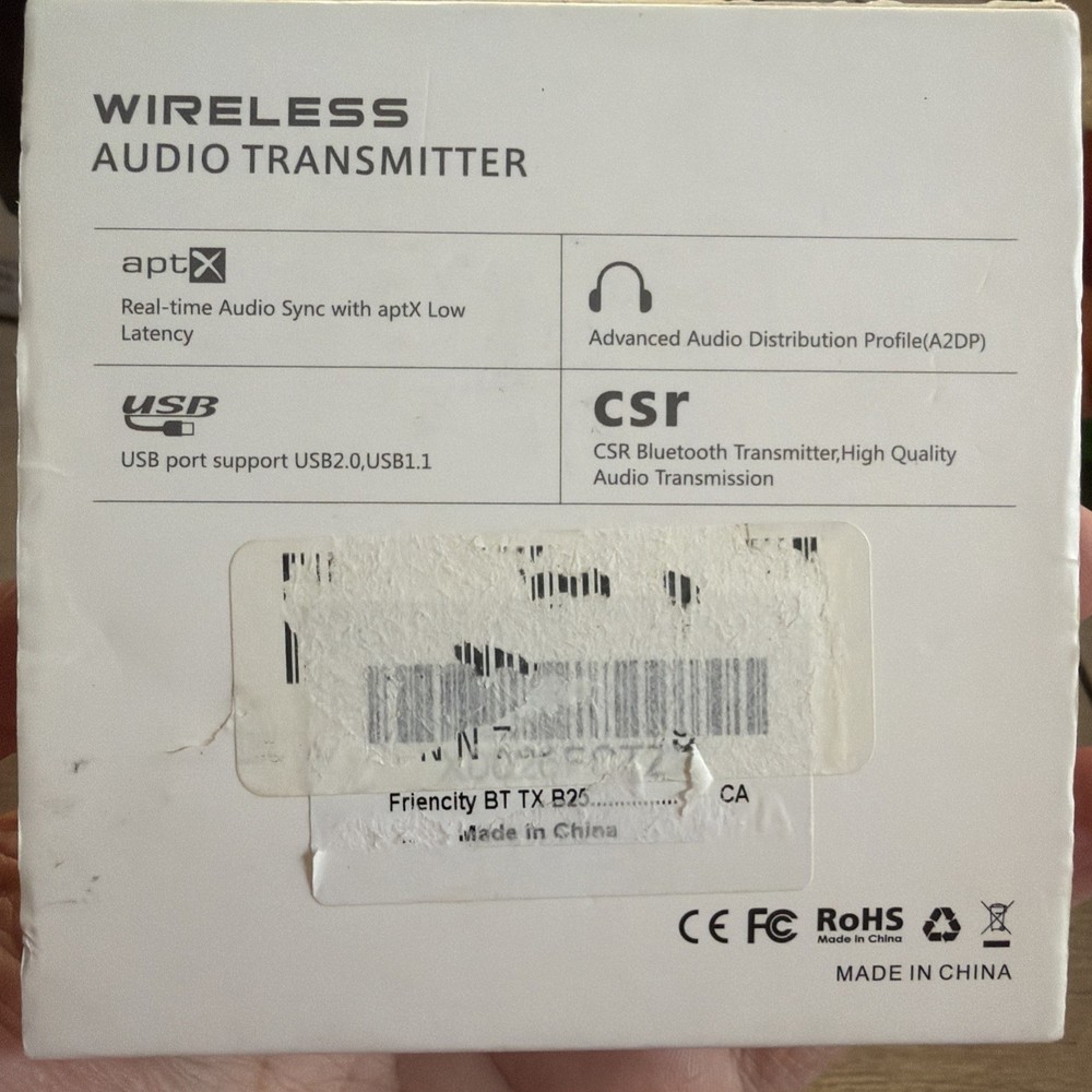 Wireless Audio Transmitter - Bring Music To Life - Untested