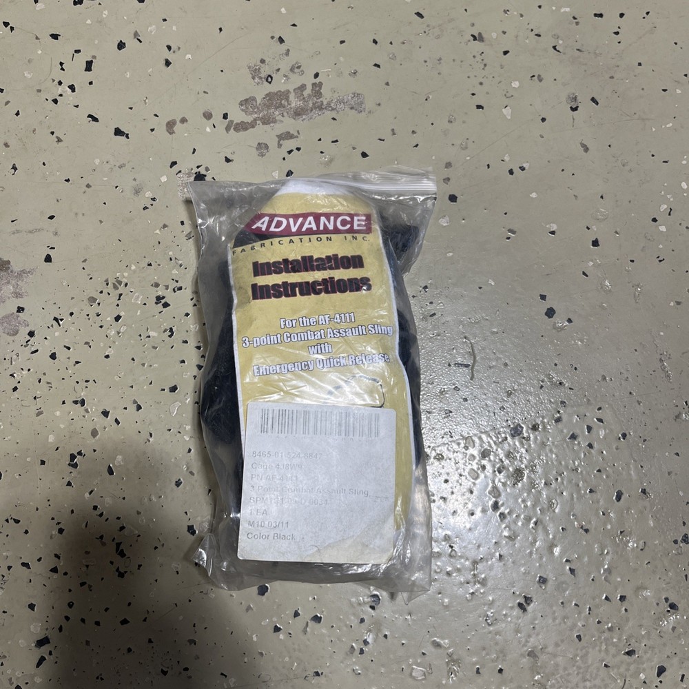 3-Point Combat Assault System CAS Sling Emergency Quick Release US Military NEW