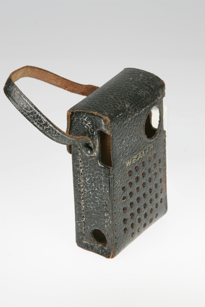 Vintage WEALTH Transistor Radio Case JAPAN