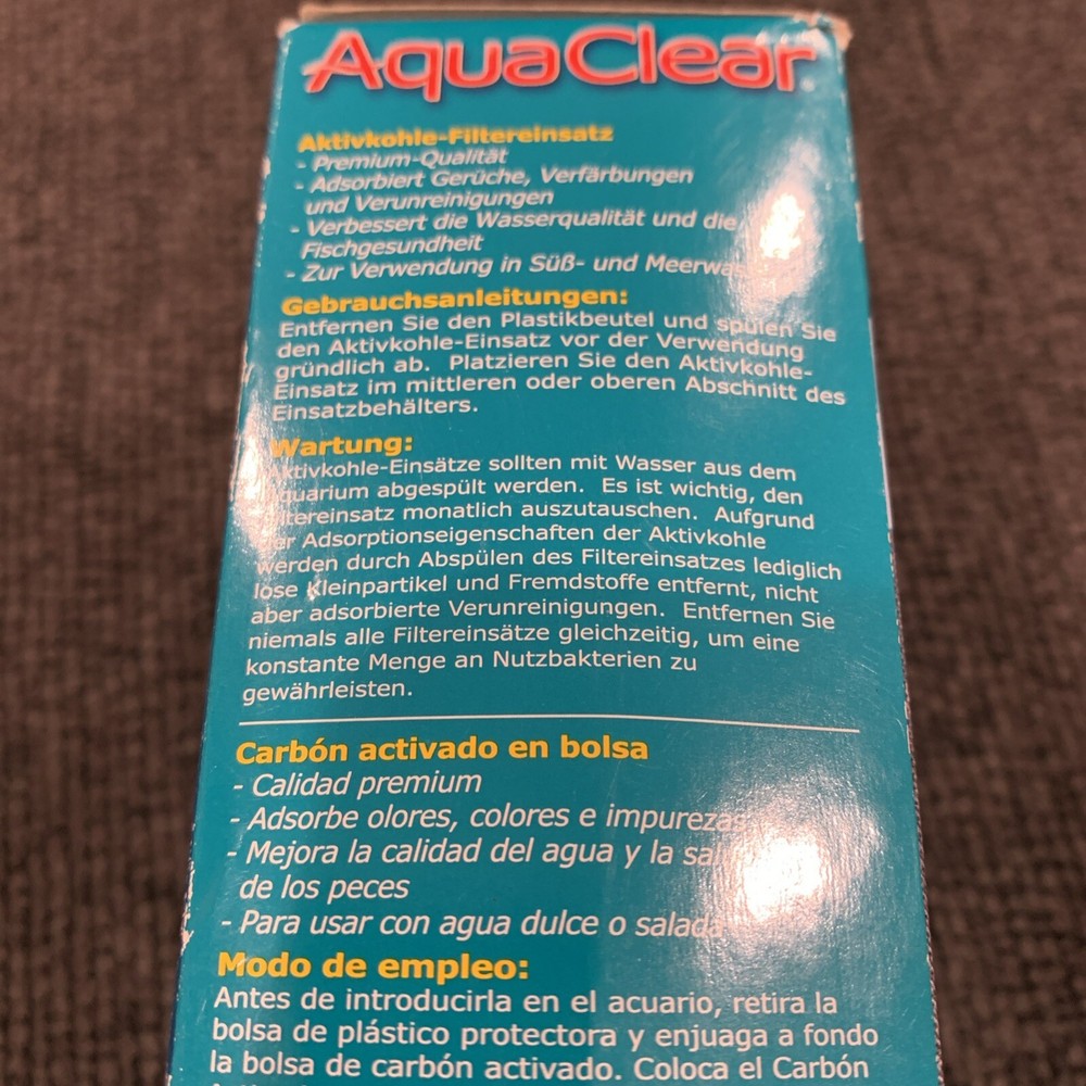 AquaClearFikter insert 70 Activated Carbon 4.9 Oz