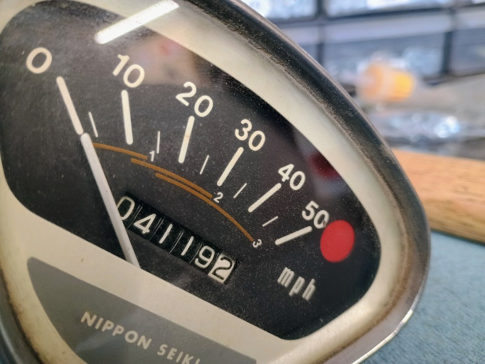 Honda Ct70 Early Silver Tag Speedometer