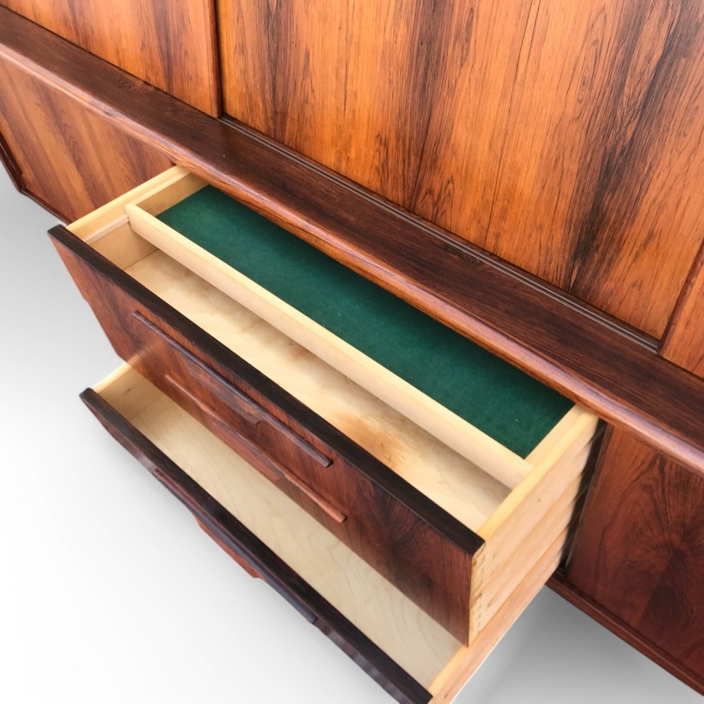 Ca. 1960's Danish Rosewood Highboard / Sideboard