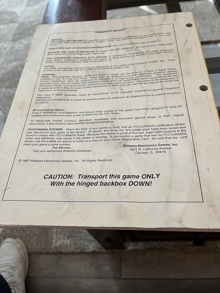Medieval Madness Pinball Manual