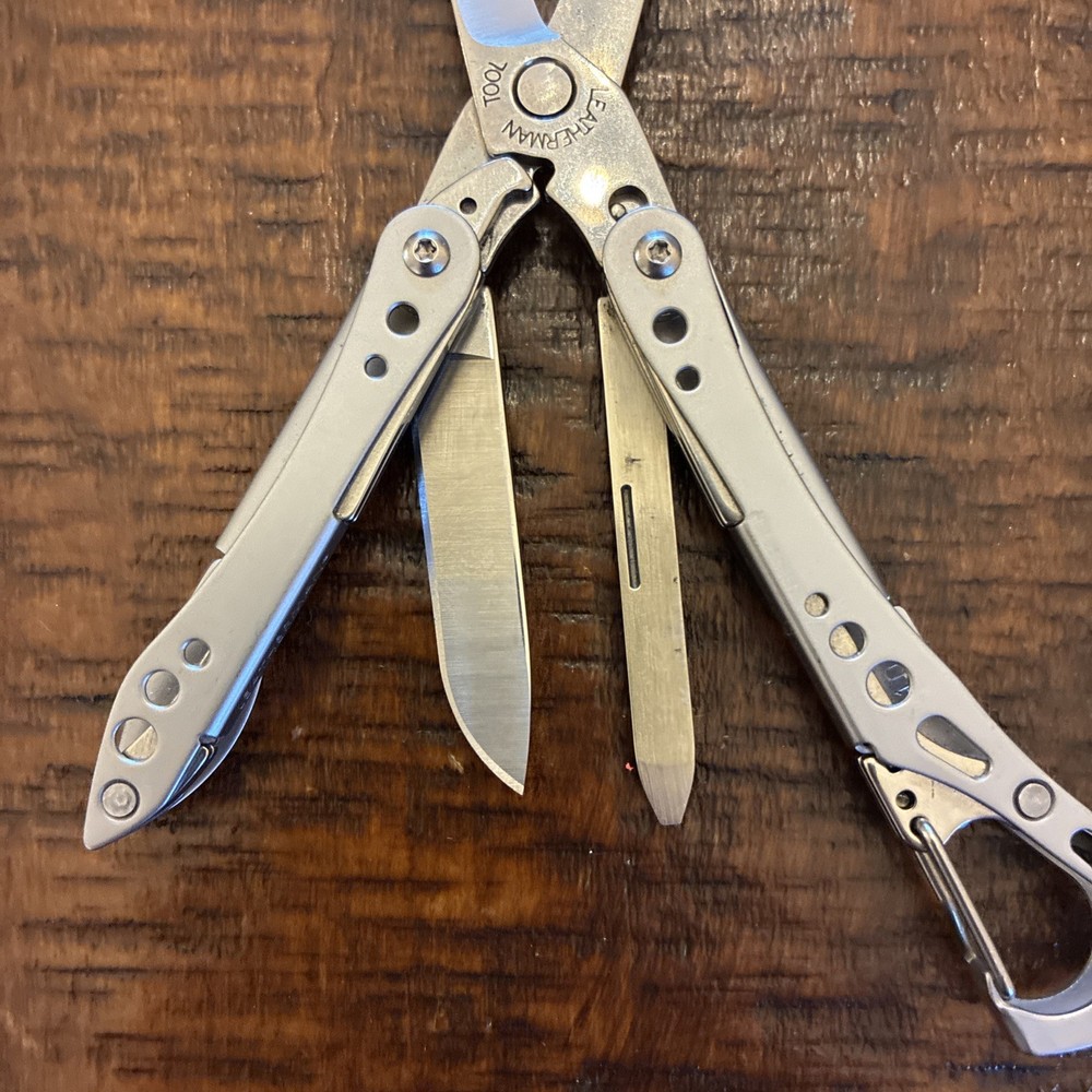 Leatherman Style CS Black Mini Multi-Tool Keychain Stainless - Excellent
