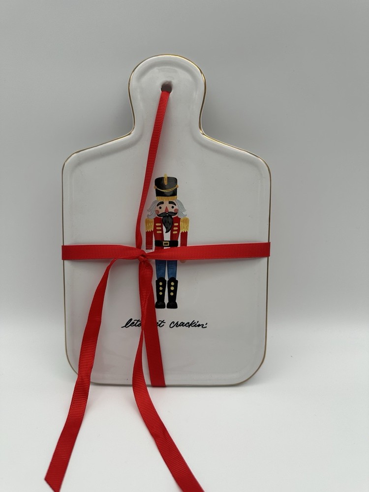 Tabletops Gallery Nutcracker Cheeseboard/Spreader, Ceramic - 9 Inch