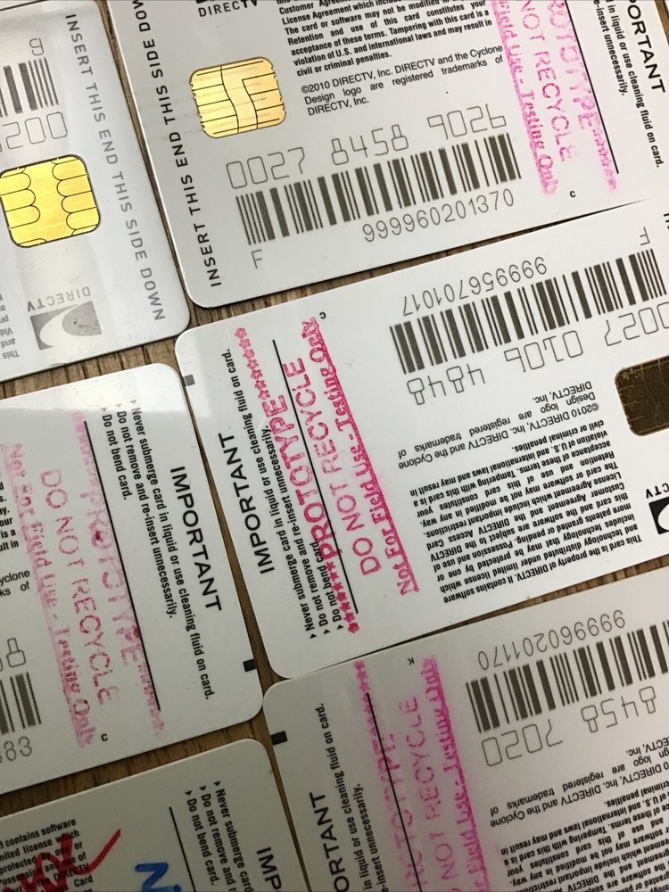 Direct TV Satellite Cable Access Card 2008-10 Remote Access Module Prototype