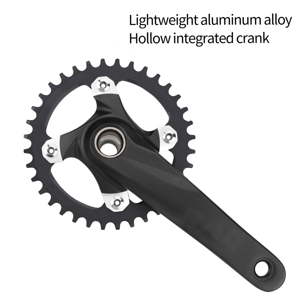 MEROCA Crankset Bottom Bracket 36T Black