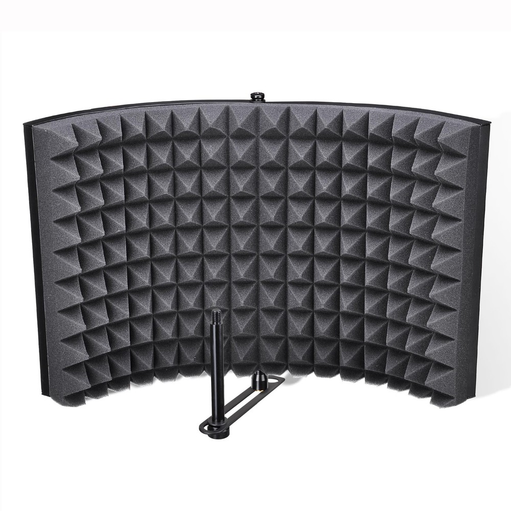 Microphone Isolation Shield Sound Absorber Foam Panel Studio Live Game