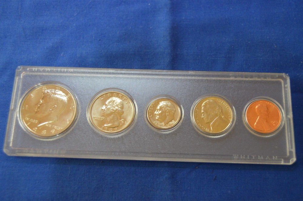 1989 Birth Year Set  Includes Kennedy Half Dollar 89-4