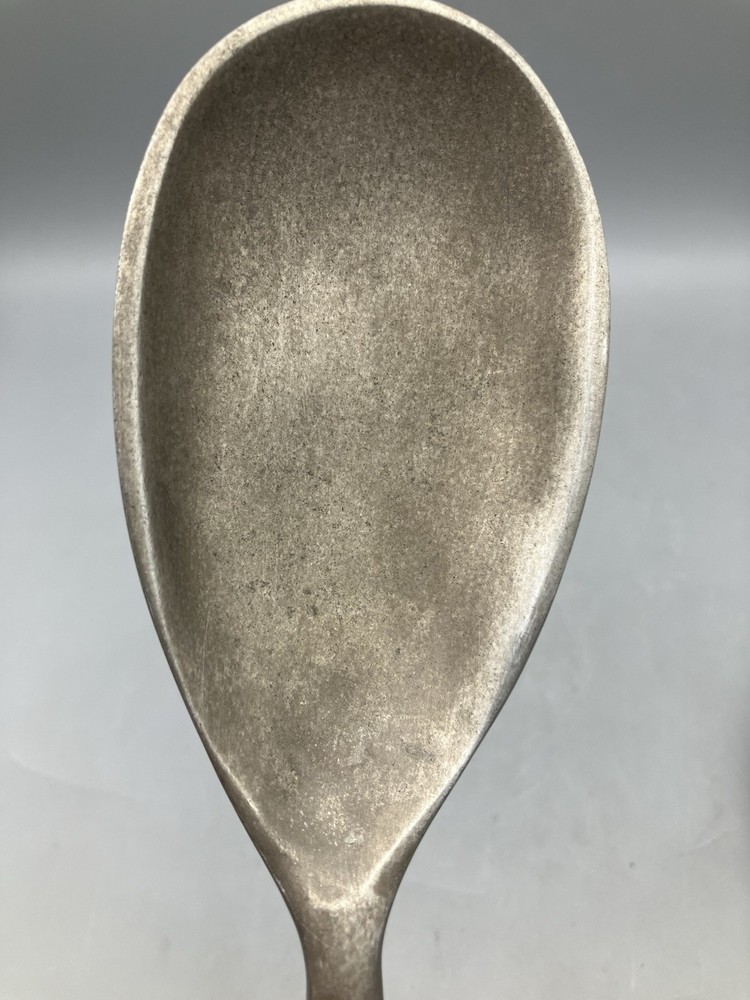 Vintage Pewter Holloware Salad Fork & Spoon Set