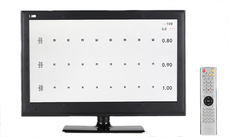 18.5" LED Display Eye Chart Micro Projector 1m-6m Visual Acuity Optometry Exam