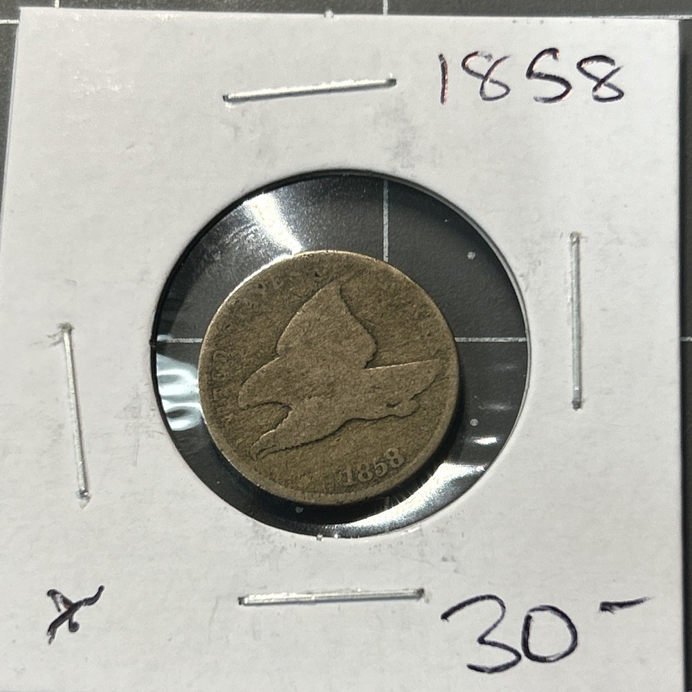 1858 Flying Eagle Cent Copper Coin Great Coin
