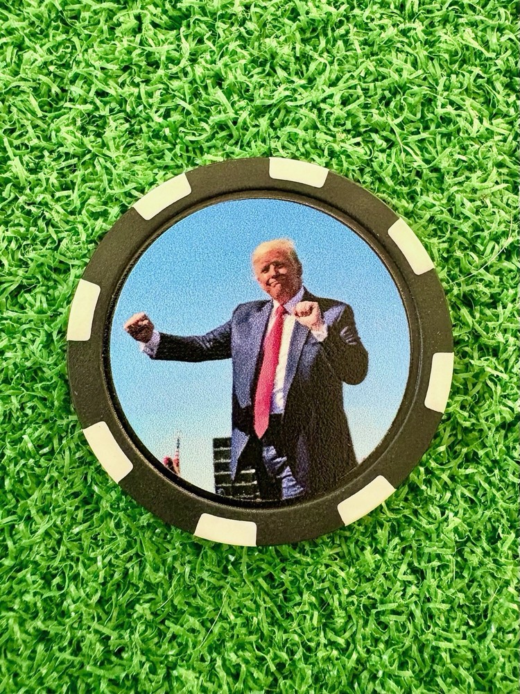 Trump Dance Poker Chip Ballmarker