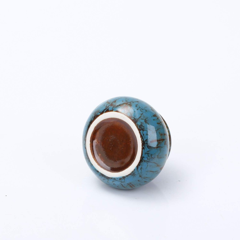 Small Urn for Human Ashes - 1.6'' Handicrafted - Beautiful Tiny Blue