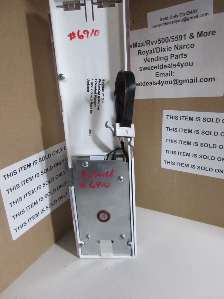 1 Dixie Narco DN5800 BEV MAX 2*,3 & 4 Picker Cup With Extended Cup Refurbed