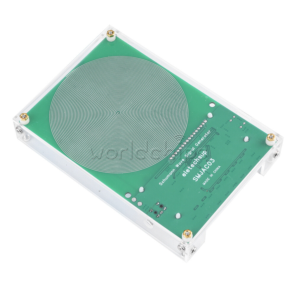 Schumann Wave Generator Pulse Sine Frequency + 3.5MM Audio Output Connector+Case