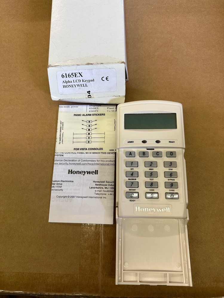 Honeywell 6165EX Alpha LCD Keypad