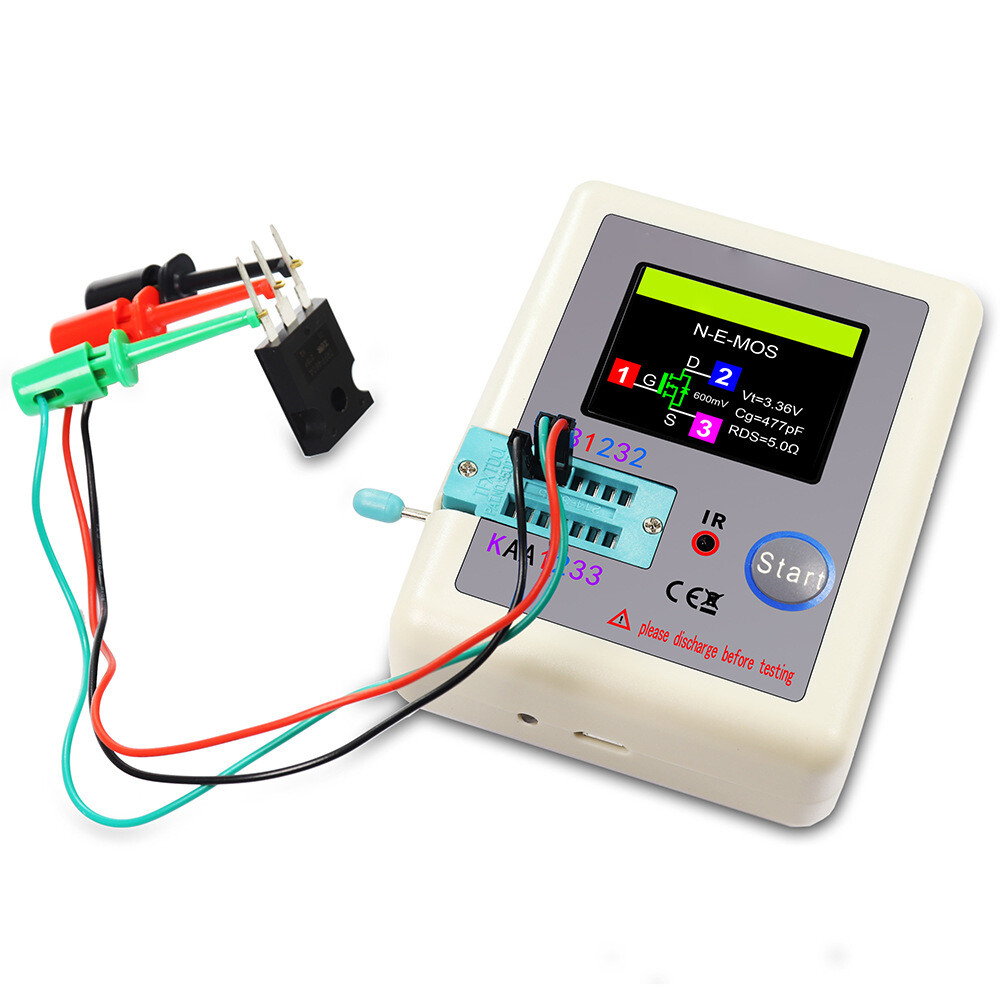 Transistor Tester Diode Triode Capacitance Meter LCR ESR NPN MOSFET LCR-TC1