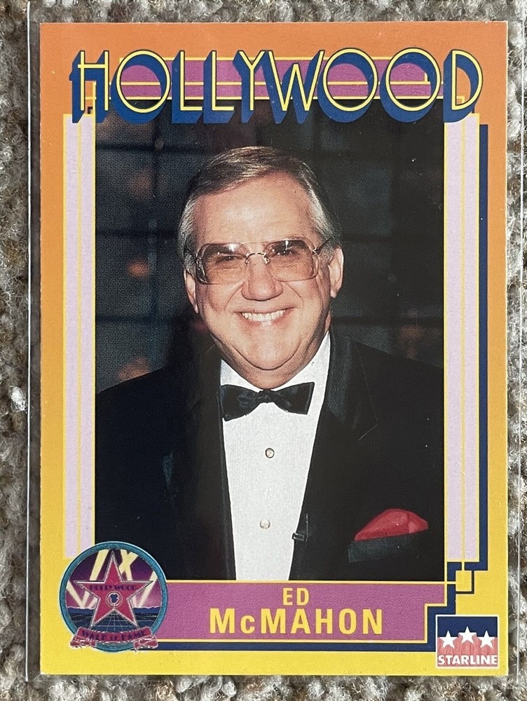 Ed McMahon signed Starline Hollywood Walk card
