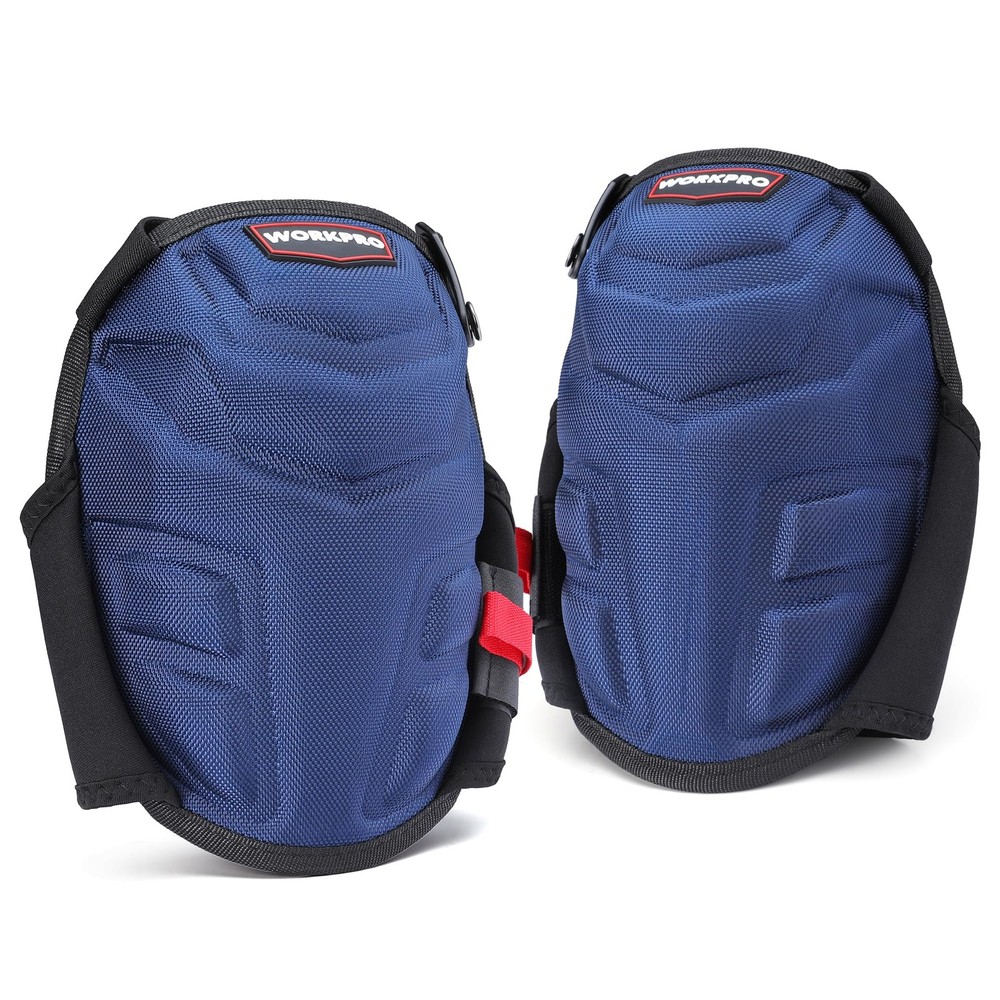 WORKPRO Knee Pads for Work, Construction Pads, Safety Kneepads with Blue