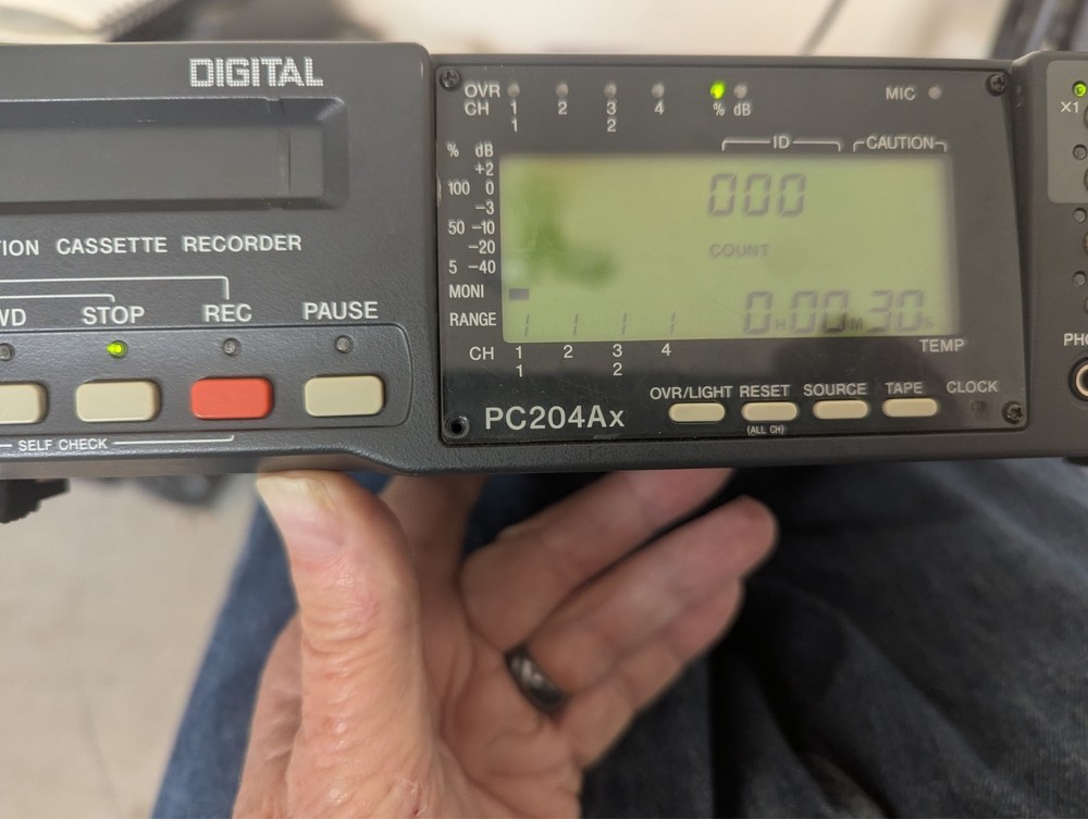 sony Pc204ax $ channel dat recorder