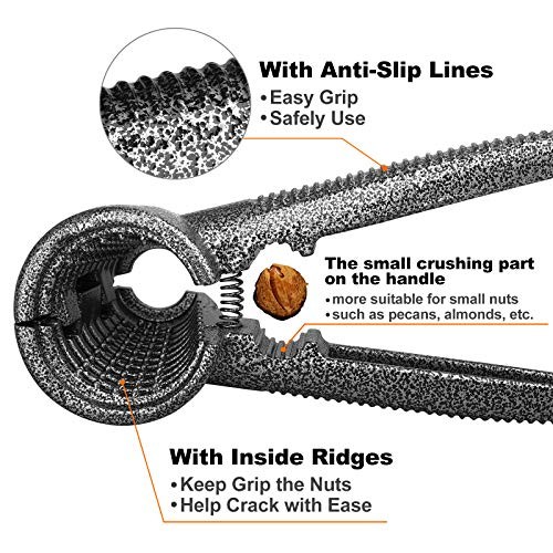 Nutcracker Pecan Walnut Nut Crackers Bundle Heavy Duty Shell Seafood Cracker